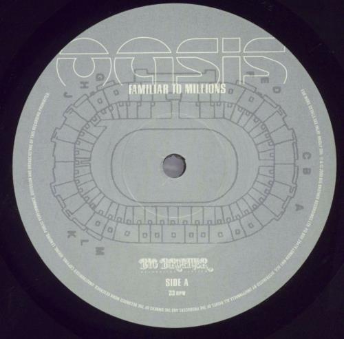 Oasis Familiar To Millions UK 3-LP vinyl record set (Triple LP